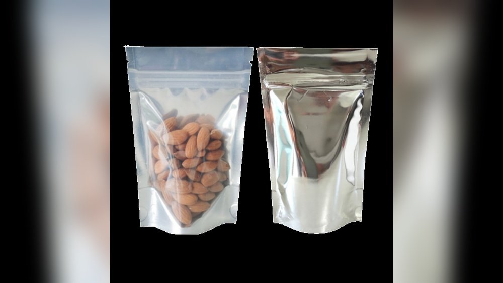 Transparent Front/Silver Back Standup Pouch With Zipper: Ultimate Packaging Solution